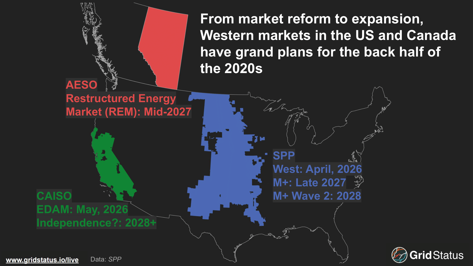 CAISO's EDAM and SPP's Markets+ Arrive to Tame the Wild West